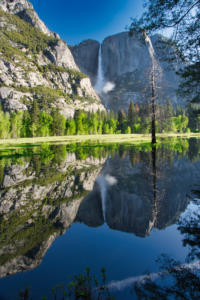 Reflection of Bridal Veil Falls 